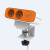 Max Power 65w CE Certification with Tamper-Resistant Protection Desk Clamp European Power Socket 