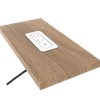 High Quality ABS Material 65w British Standard Embedded Power Socket
