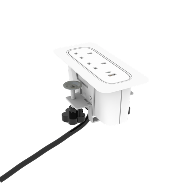 High Quality ABS Material 65w British Standard Embedded Power Socket