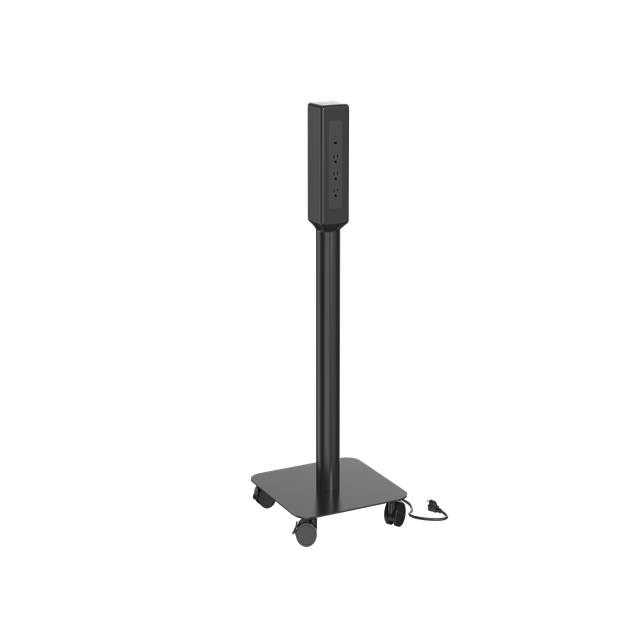 Stable And Durable Free Standing with Casters Power Linker 