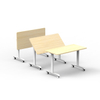 48W*24D Flip Top Table Frame Meeting Room Office Desks 