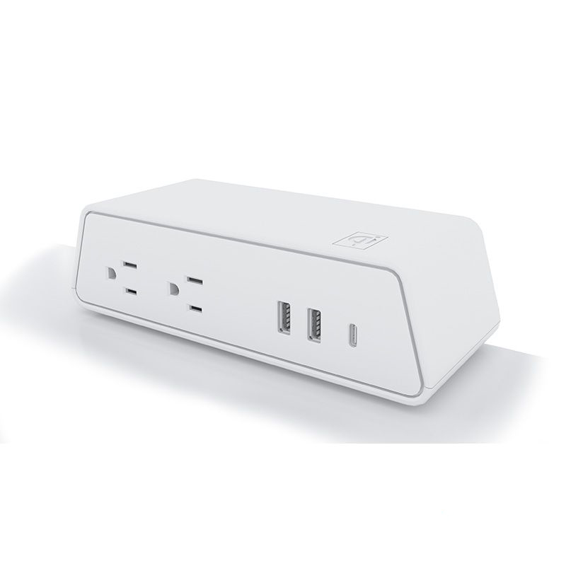 Edge Mount 2A2U1C Power Socket with A Built-in Wireless Charger OME001.2A2U1C