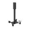 High Quality Stable And Security Freestanding Power Strip with Casters 