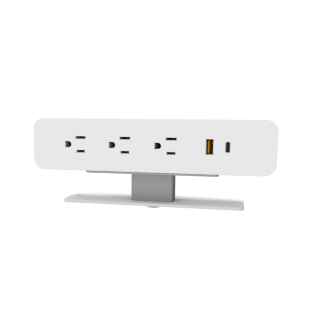 Oval Series Desktop Free Standing Power Socket 3A1U1C.2