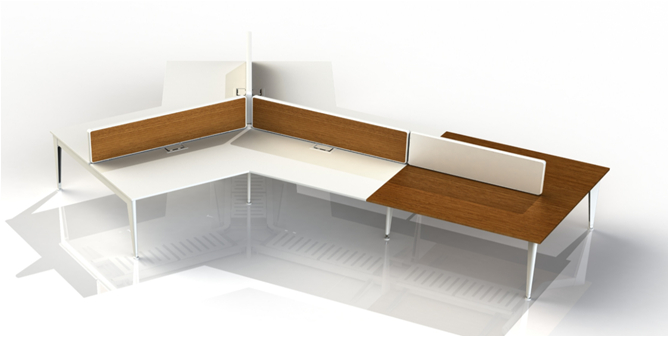 Office Furniture Set Modern Design single Person Desk Workstation Cubicle One person-OBS