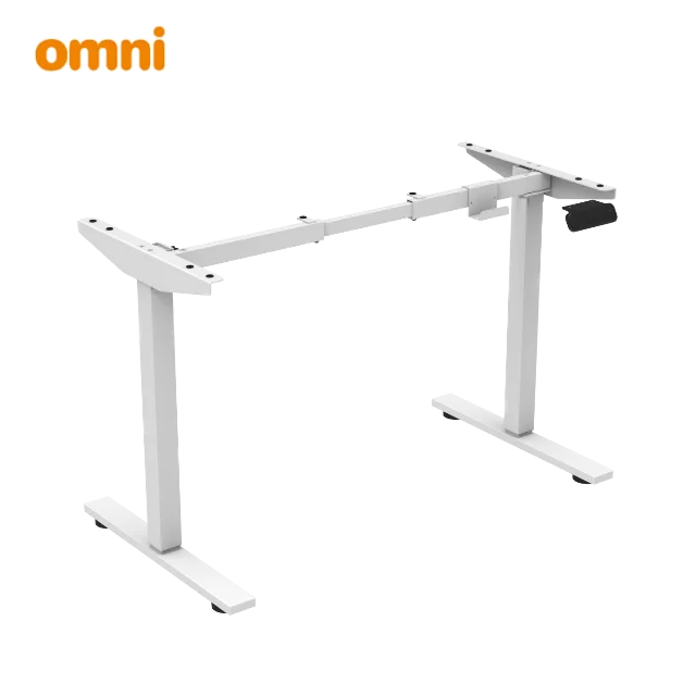 Single Motor Height Adjustable Sit Stand Desk Frame for Office Use