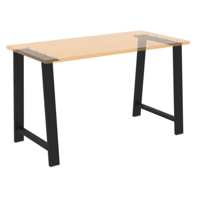 OEM/ODM Modern Metal Steel Trapezium Shaped Furniture Table Legs