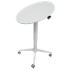 OrbitFlex Series New Occasional Gas Spring Height Adjustable Pneumatic Desk with Casters
