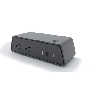 Edge Mount 2A2U1C Power Socket with A Built-in Wireless Charger