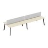 Luxury Office Furniture Design Wooden Bureau Executive Office Table Two Person