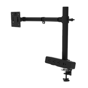 Aluminium LCD Monitor Arm with Socket 