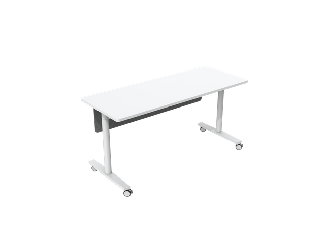 Multi-Functional Flip-Top Table With Round Leg