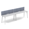 Cobo Bench 2‑Person Workstation Desk with Hidden Cable Tray