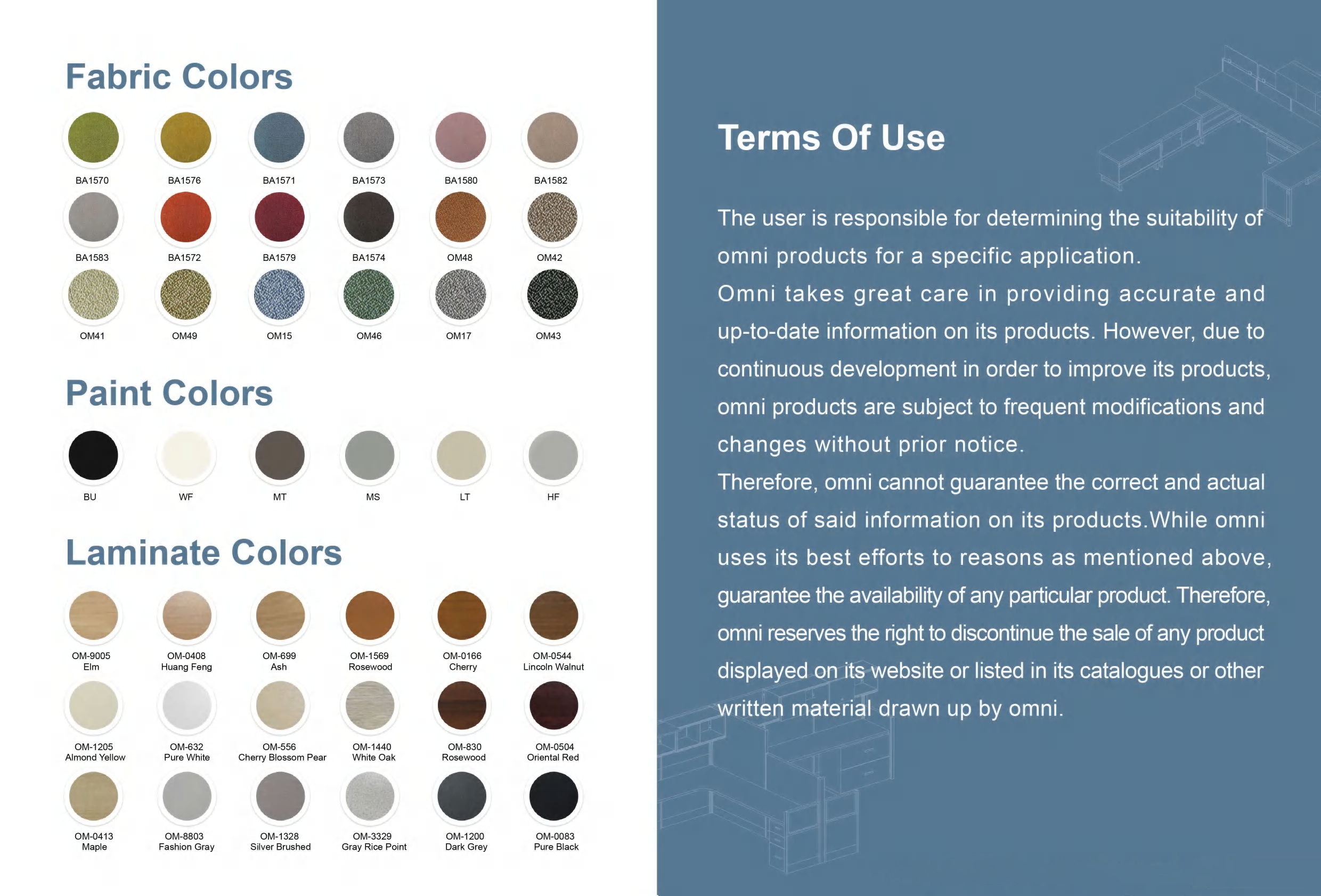 Panel Workstation Colors