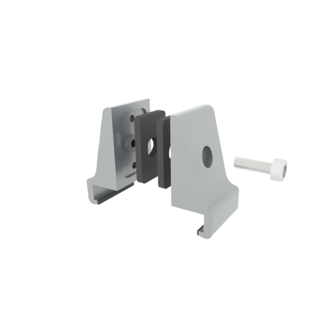 Upmounted Panel Brackets for Thickness 6mm-8mm