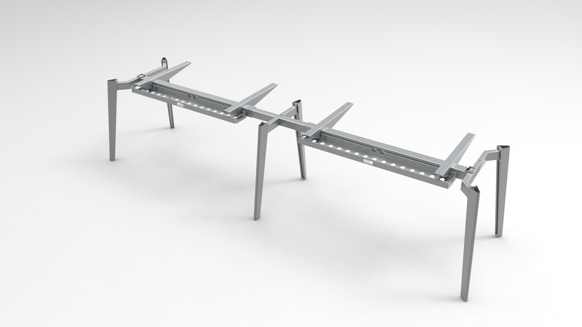dual‑seat bench desk