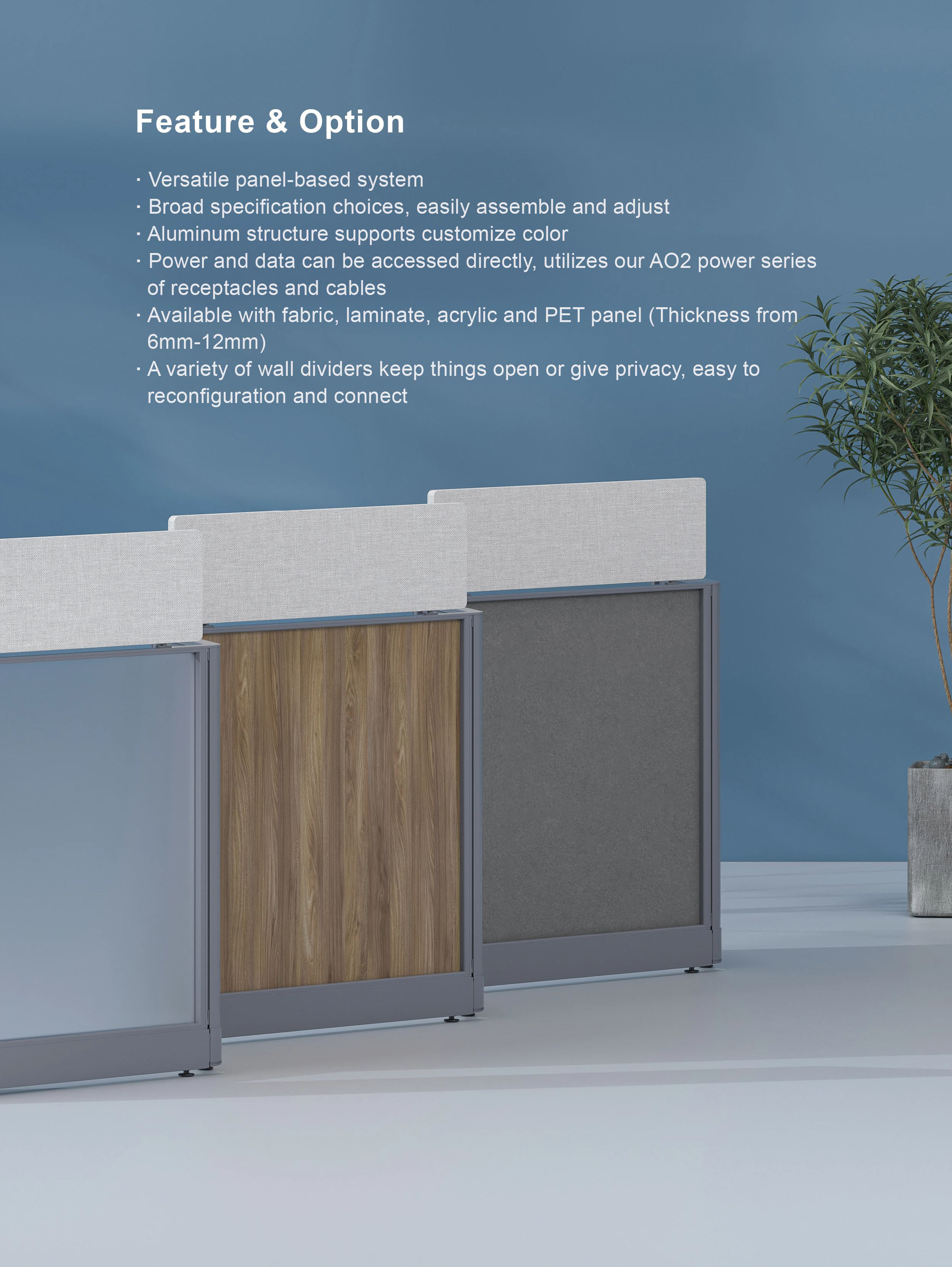 X-Panel Workstation - New Active Office Space Divider