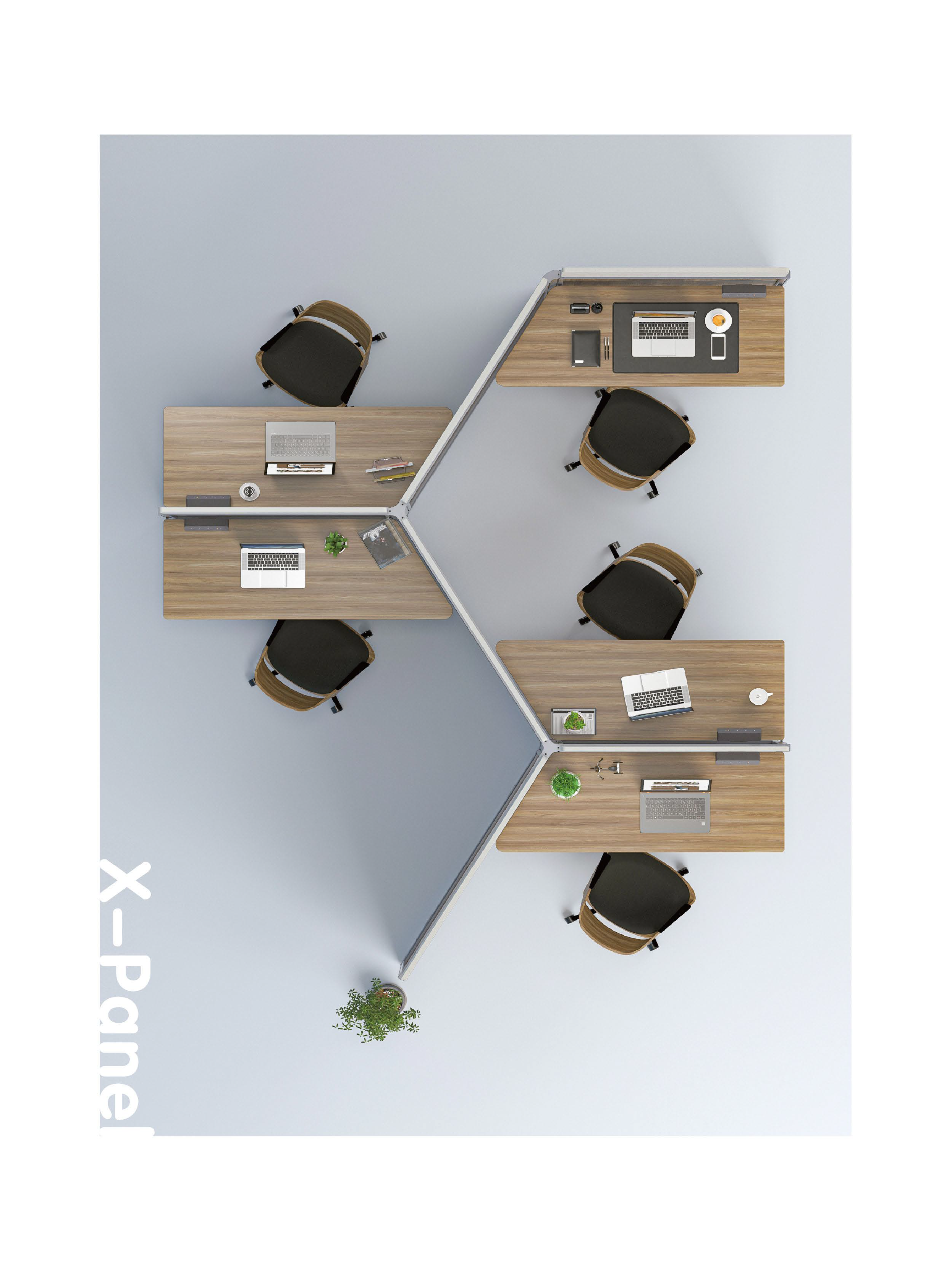 X-Panel Workstation - New Active Office Space Divider