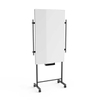 Porcelain-White Magnetic Writable Acoustic Screen - 24mm PET + Acrylic