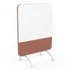 Polyester Fiber Cloth Floor-standing Whiteboard
