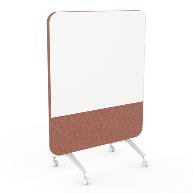 Polyester Fiber Cloth Floor-standing Whiteboard