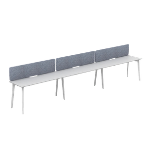 Easy Bench EBS‑3P | Triple‑Seat Office Workstation Bench