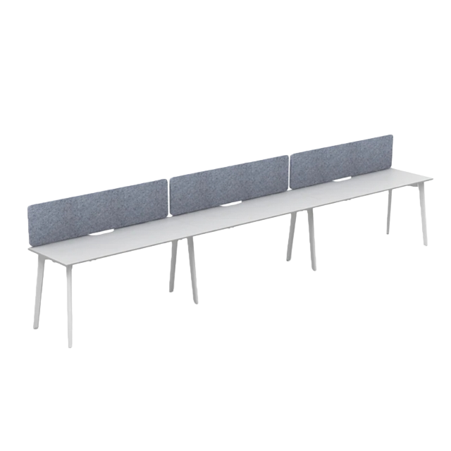 Easy Bench EBS‑3P | Triple‑Seat Office Workstation Bench