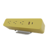 Oval Series Under Desk Power Socket 3A1U1C