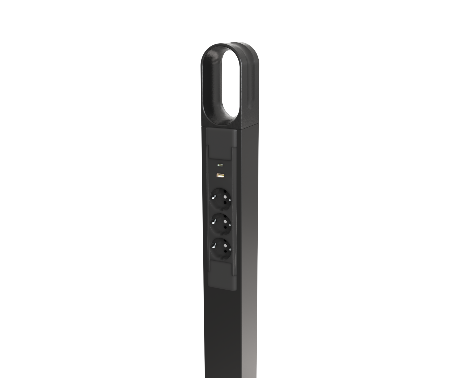 PS19 USB-A and USB-C PD20W closeup
