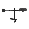 Height Adjustable Monitor Arm with Ipad Holder