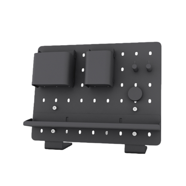 Office Customizable Metal Desk Pegboard Organizer