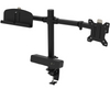 Height Adjustable Monitor Arm with Ipad Holder