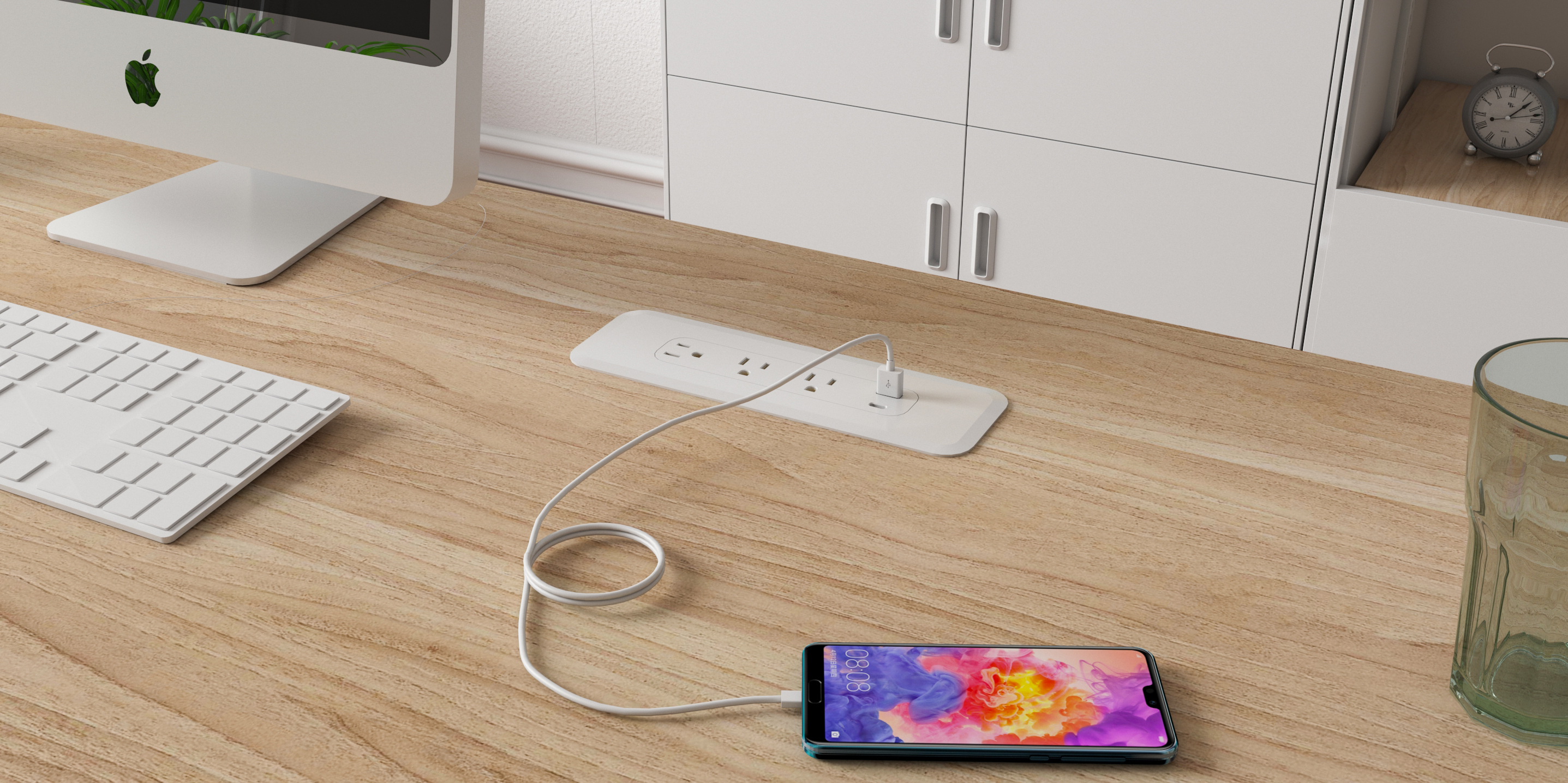 power strip with USB ports