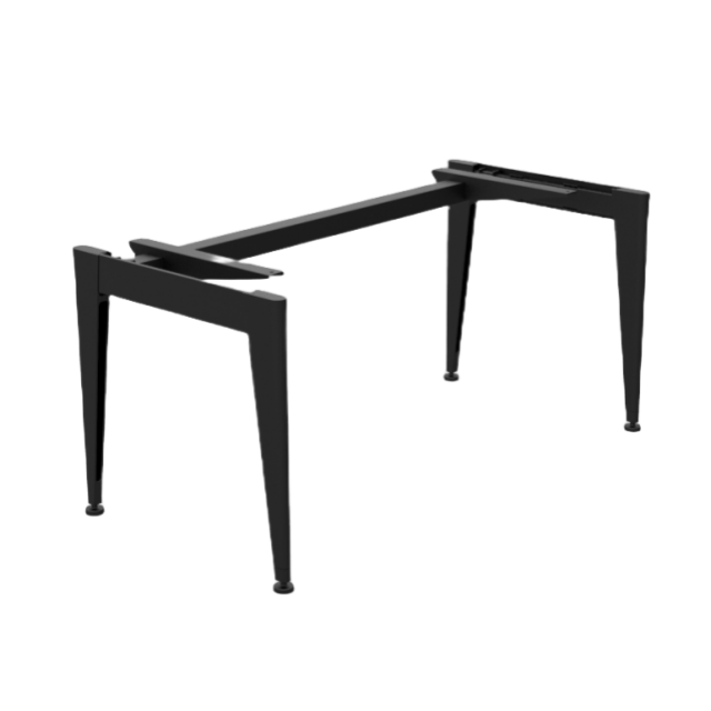 Sleek Single‑User Desk Frame with Die‑Cast Aluminum Desk Legs – Magick Bench OBS‑1P
