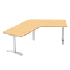L-Shaped 120° Angle Sit Stand Desk Table Frame