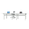 HA-4P-OMEO 4-Person Height Adjustable Bench Workstation Frame | Modular Sit-Stand Desk