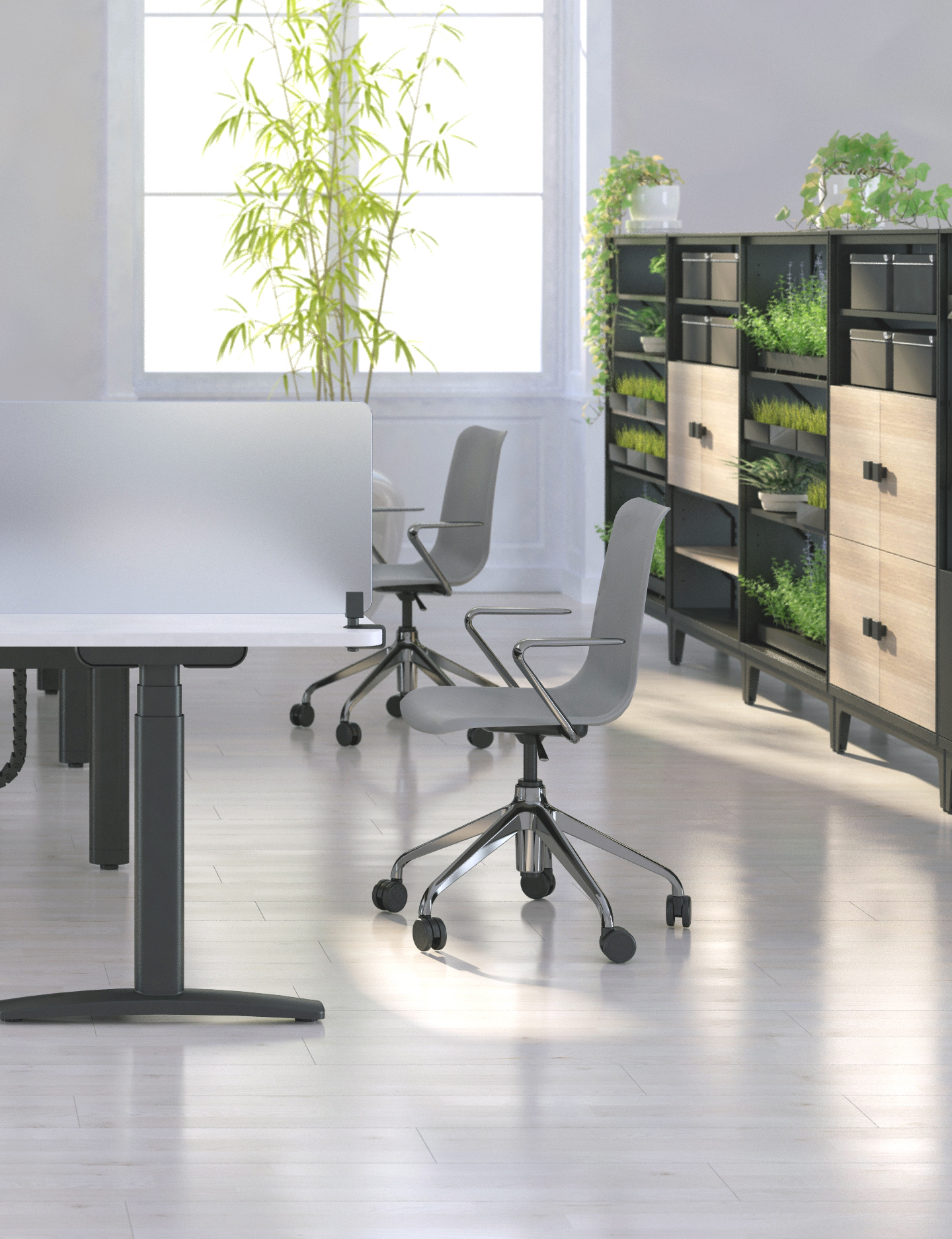 plywood office chair