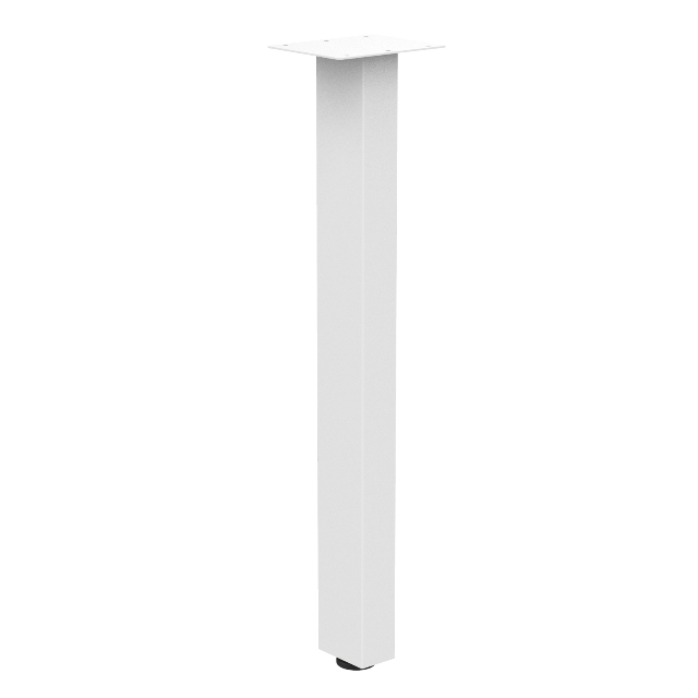 Modern Steel Rectangle Leg with Glide