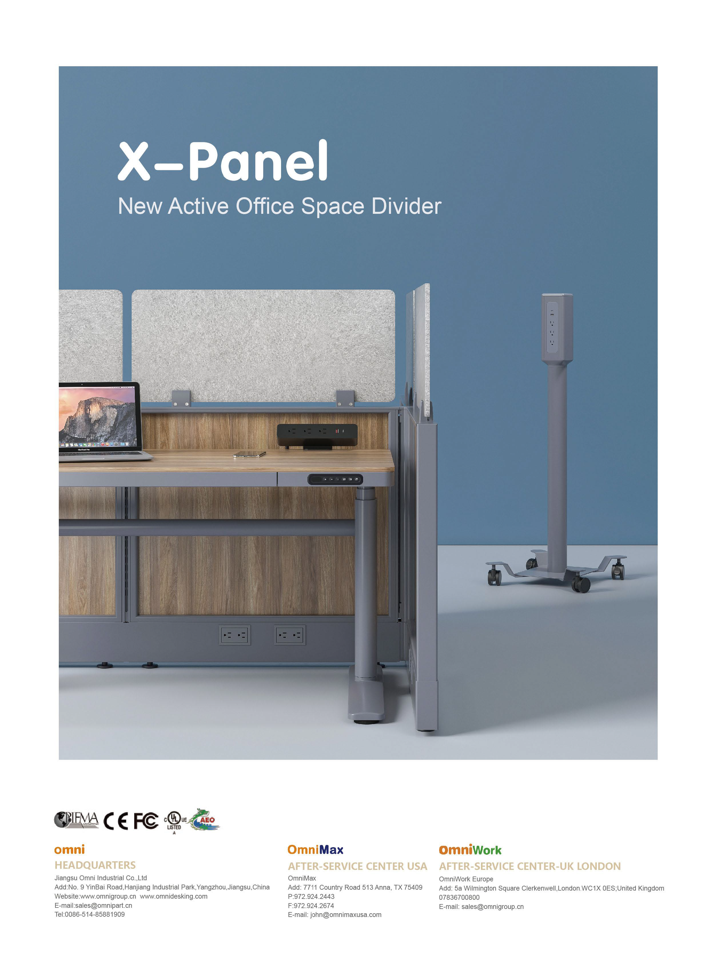 X-Panel Workstation - New Active Office Space Divider