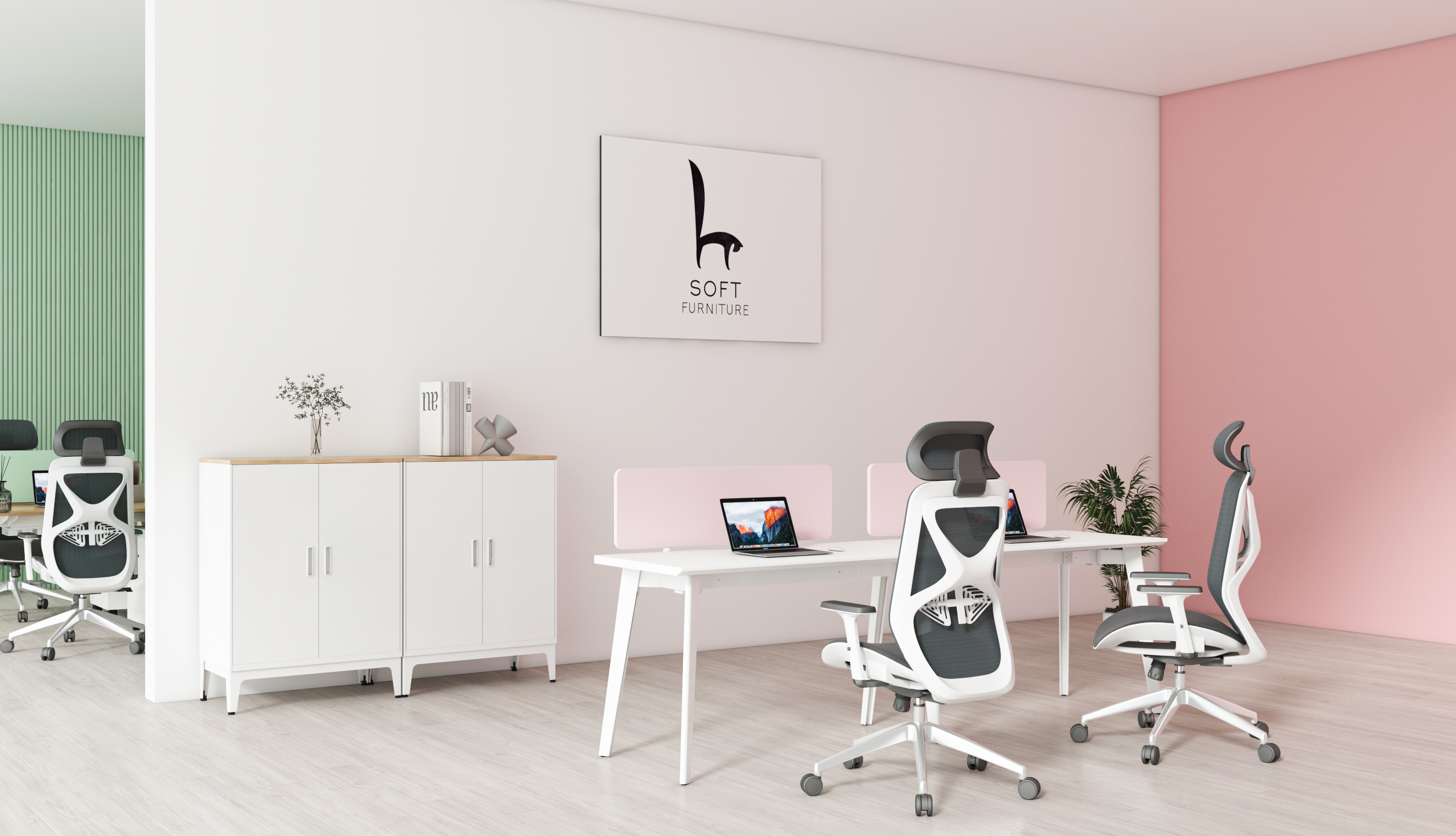 office bench workstation