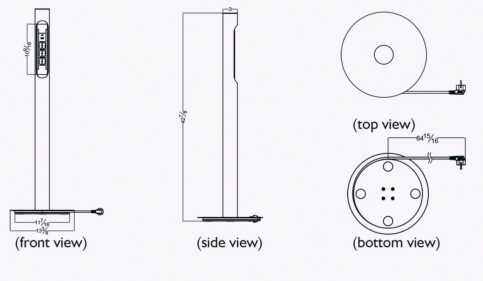 Close-up of EU Schuko sockets and USB-A and USB-C ports on PS15-3A1U1C