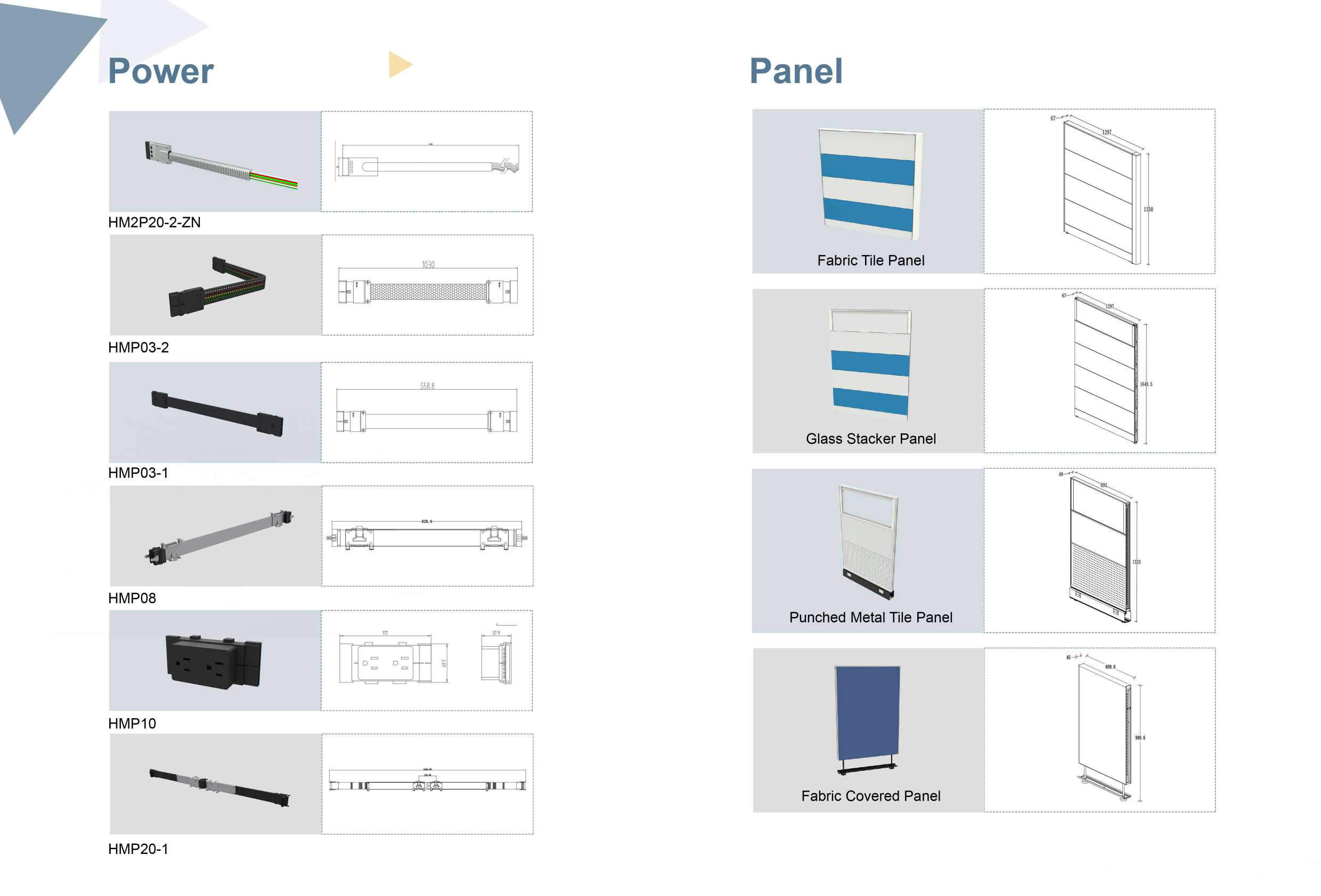 Panel Workstation Power 