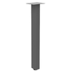 Modern Steel Rectangle Leg with Glide