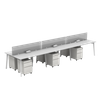 Customized Factory Modern Desk Workstation Office Furniture for Six Person