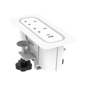 Triones Series High Quality ABS Material 65w British Standard Embedded Power Socket