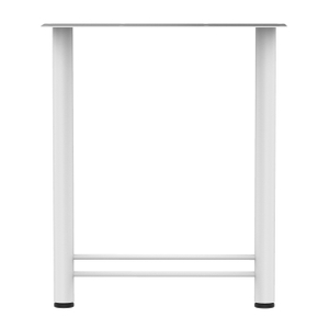 Double Column Peninsula Steel H Leg 