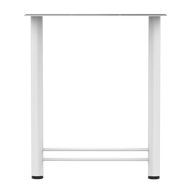 Double Column Peninsula Steel H Leg 