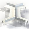 Office Furniture Set Modern Design Desk Workstation Cubicle One Person