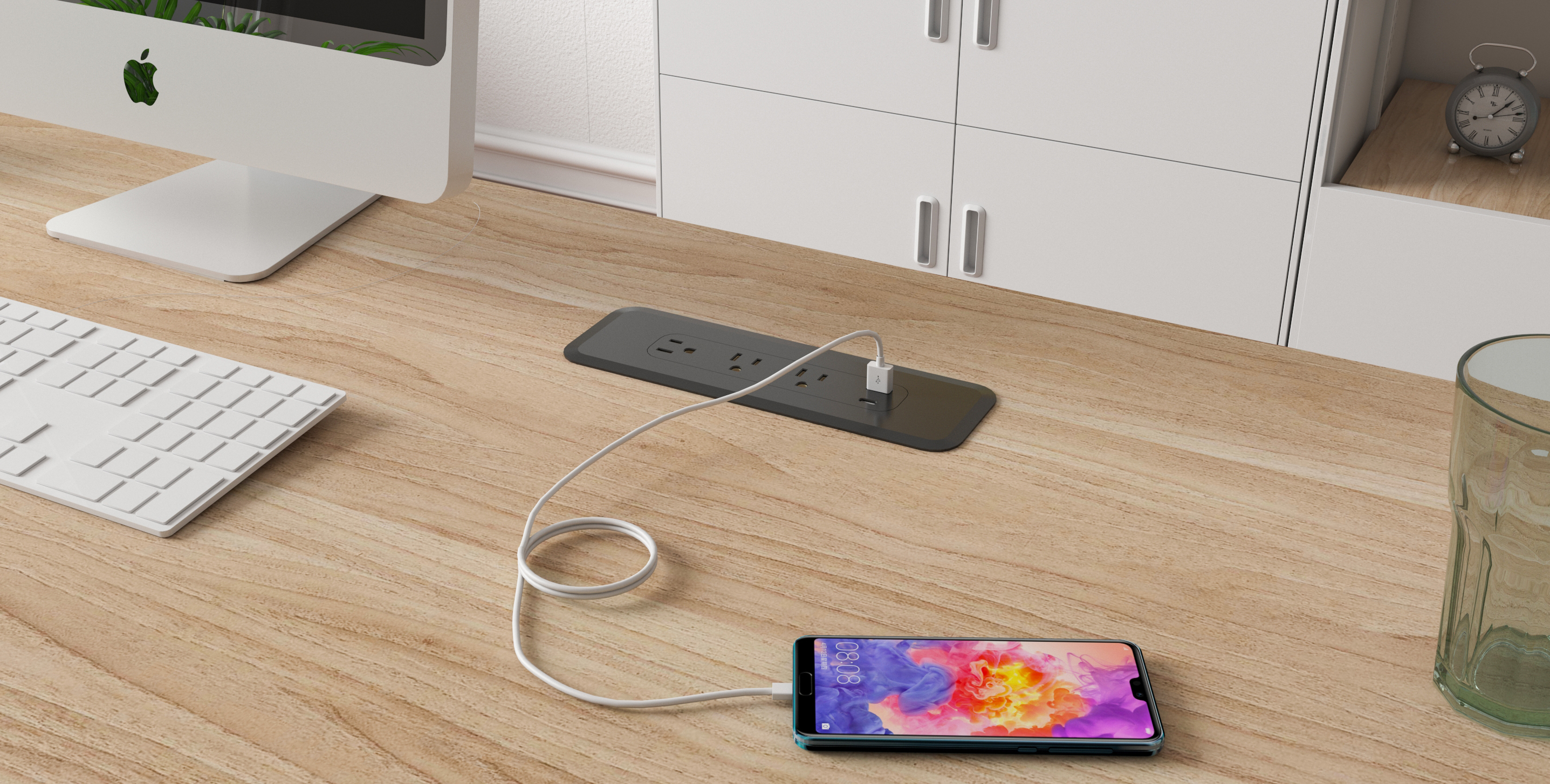 power strip with USB ports