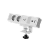 RIKONG OME036.EU-2A1U1C-EH Desk Clamp Power Module | 2 Schuko, USB-A & USB-C, HDMI & CAT6